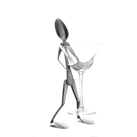 Glass Stand Table Top Spoon