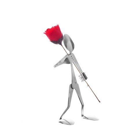 Rose Bud Holder Display Spoon