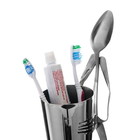 Toothbrush Cup Holder Spoon
