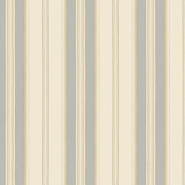 Light Blue Gold Fresh Stripe SD36109 Wallpaper