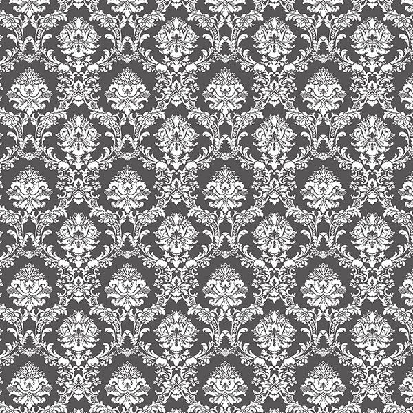Black White Mini Damask SD36135 Wallpaper