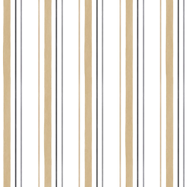 Black Brown Alex Pinstripe SH34505 Wallpaper