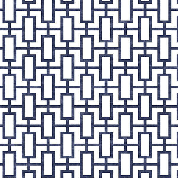 Navy Matrix Trellis SH34507 Wallpaper