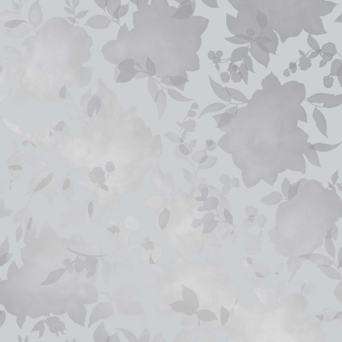 Silhouette Metallic Silver Self-Adhesive SI514 Wallpaper