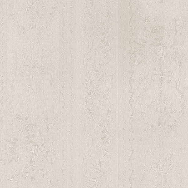 Beige Floral Striped SK34703 Wallpaper