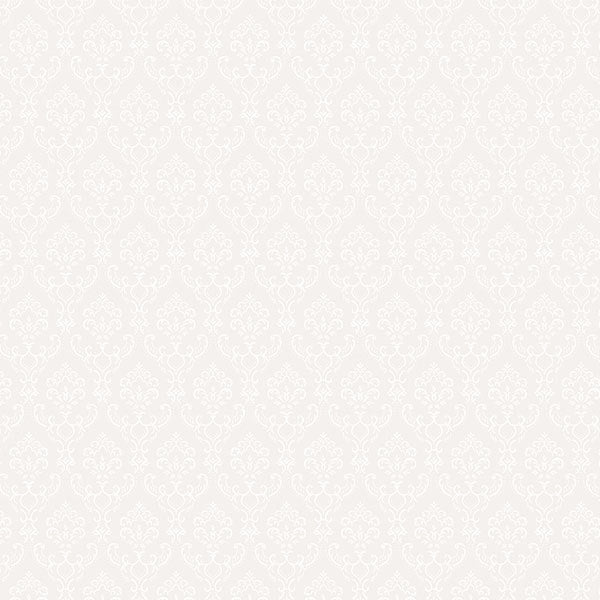 White Small Damask SK34712 Wallpaper