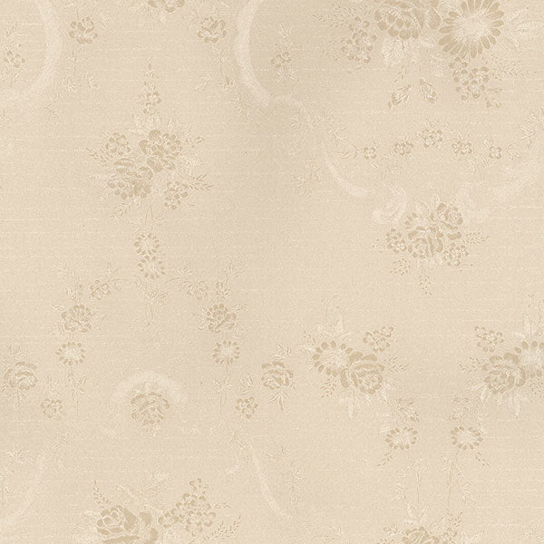 Beige Floral Damask SK34716 Wallpaper