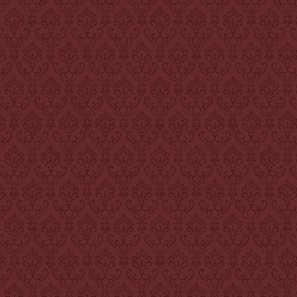 Red Small Damask SK34740 Wallpaper