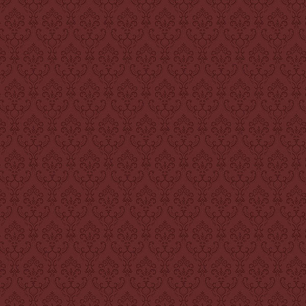 Red Small Damask SK34740 Wallpaper