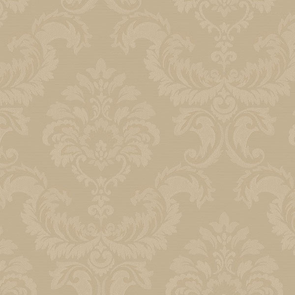 Gold Silk Damask SK34755 Wallpaper