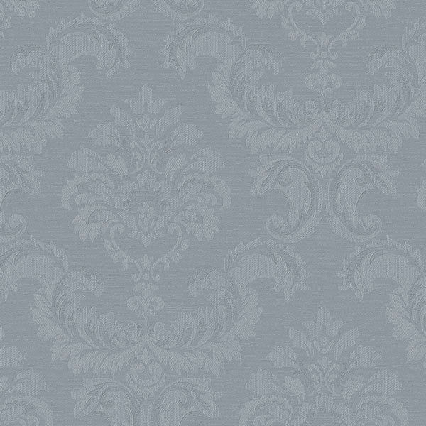 Grey Silk Damask SK34768 Wallpaper