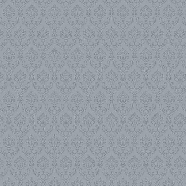 Grey Small Damask SK34770 Wallpaper