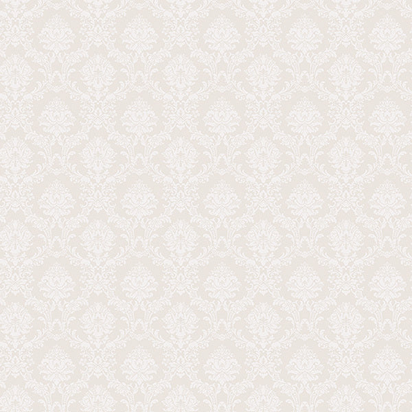 Off White Mini Sandra Damask SL27560 Wallpaper