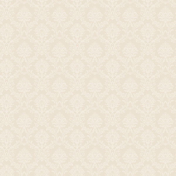 Cream Mini Sandra Damask SL27562 Wallpaper