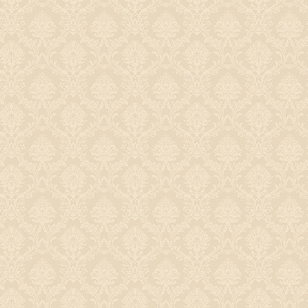 Cream Mini Sandra Damask SL27563 Wallpaper