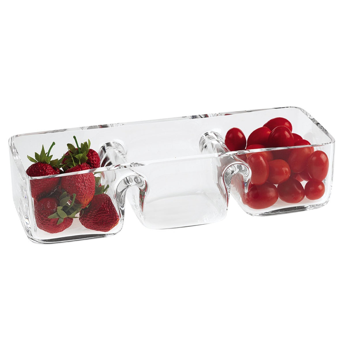 Hostess 3 Section Serving Dish 12 x4.5 inches