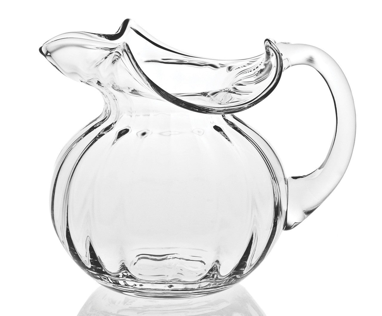Hemmingway Floppy Optic Mouth Blown Pitcher