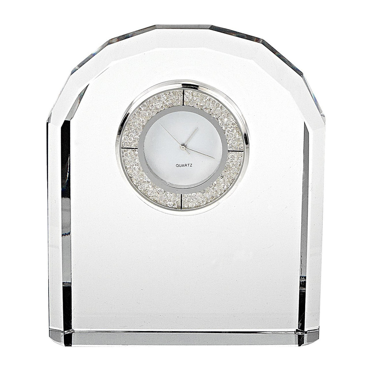 Crystalized Clock h4.75x3.75 inches