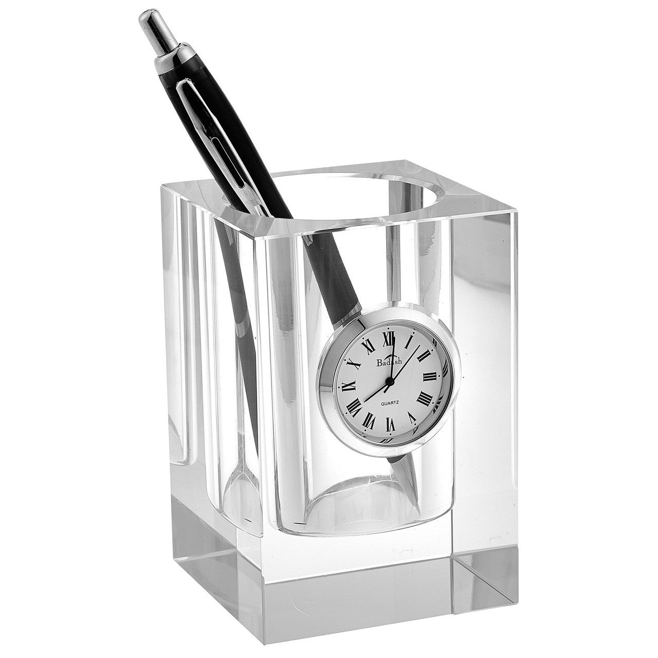 Pencil Holder with Clock 3.5 inches