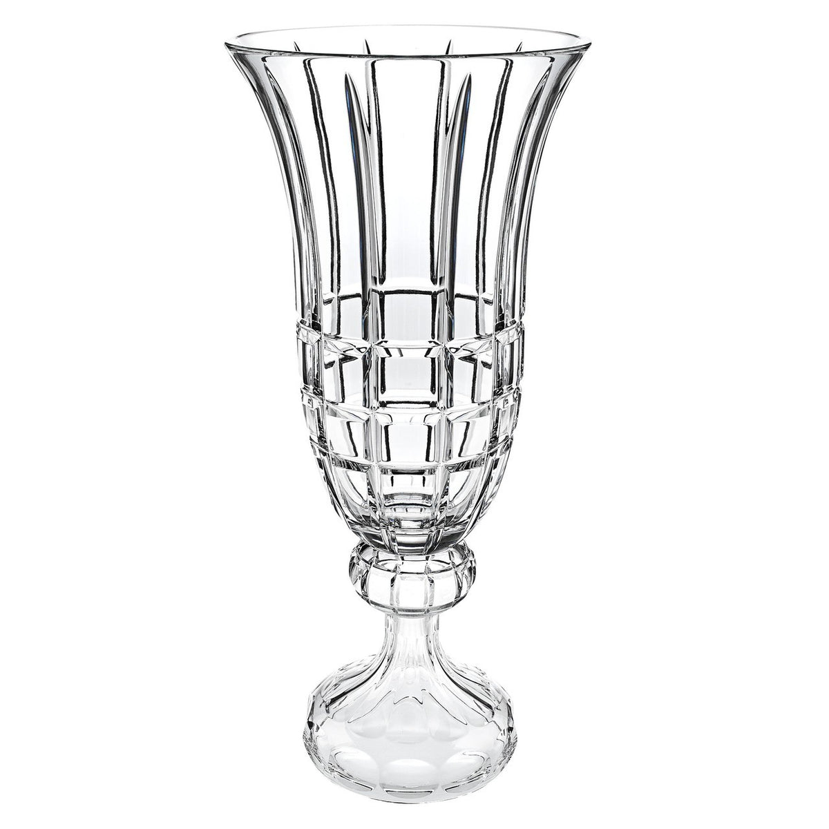 Alice Crystal Hurricane 21&quot; Glass Vase