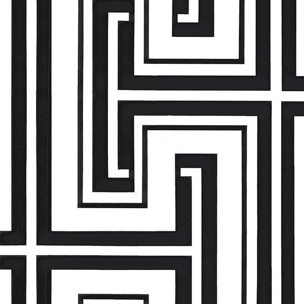 Black White Matrix Geometric TU27129 Wallpaper