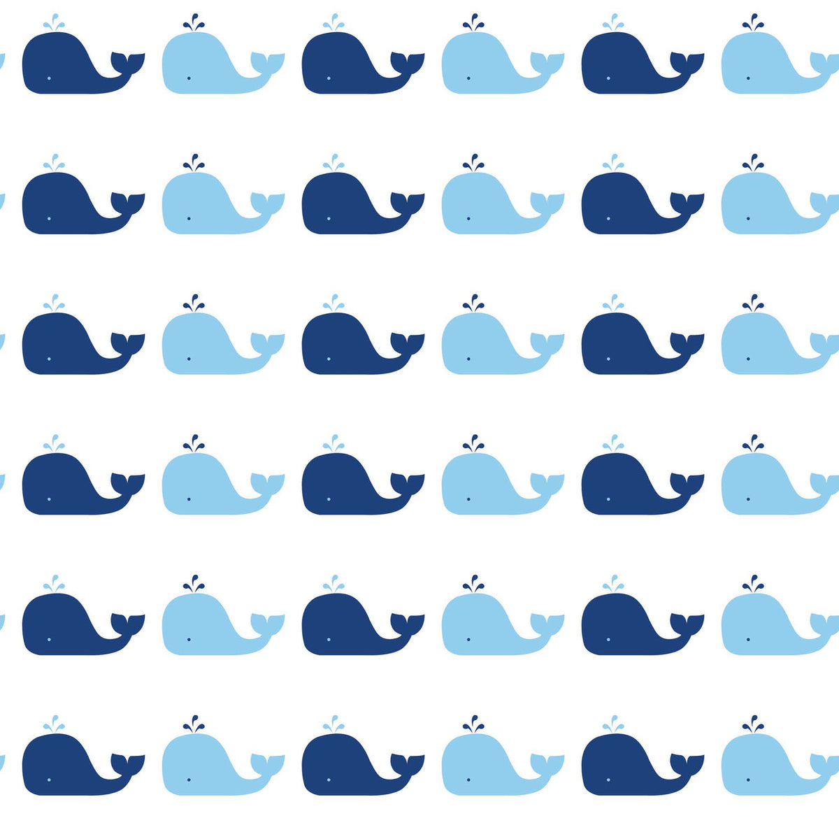 Whale Blue Self-Adhesive WH700 Wallpaper