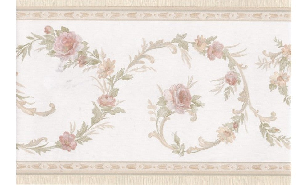 Silk Floral 51306240 Wallpaper Border