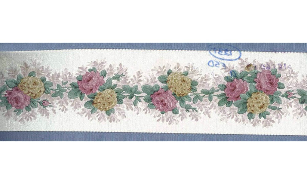 White Pink Yellow Roses 31616060 Wallpaper Border