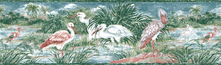 Bird Marsh 141227 Wallpaper Border