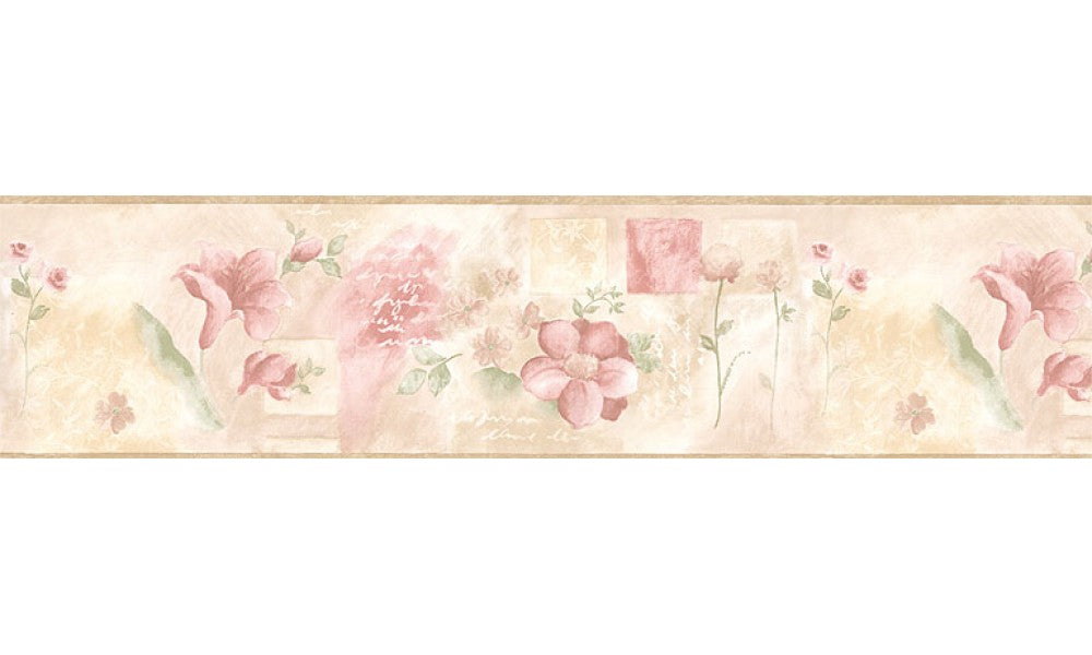 Floral BH89009B Wallpaper Border