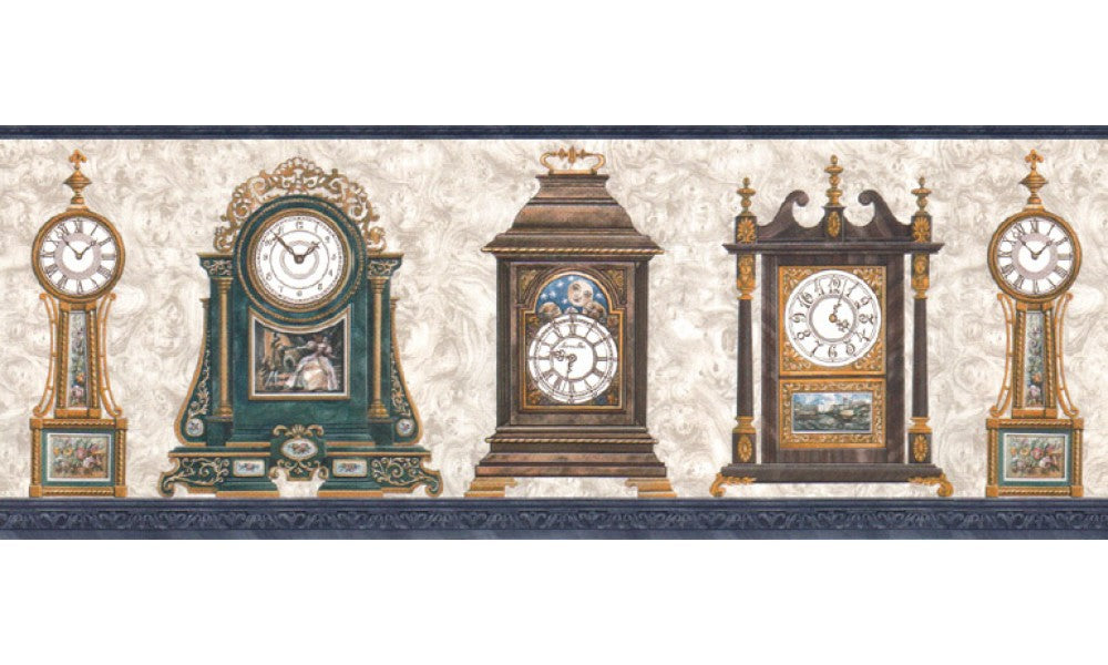 Clocks FW4042B Wallpaper Border