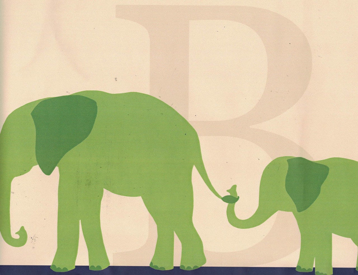 Elephant RB92357B Wallpaper Border