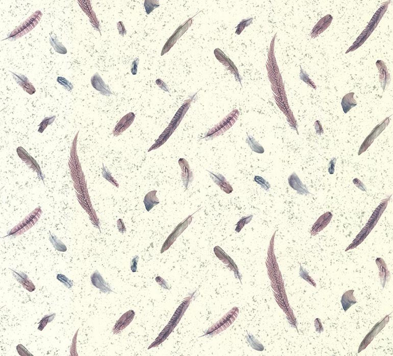 Feather Violet KS22835 Wallpaper