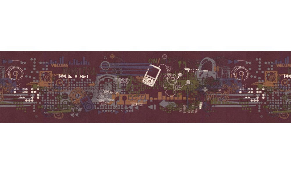 Contemporary TW38046B Wallpaper Border