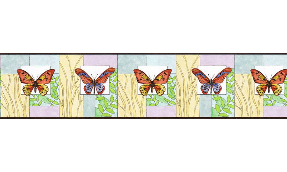 Butterfly NS7710B Wallpaper Border