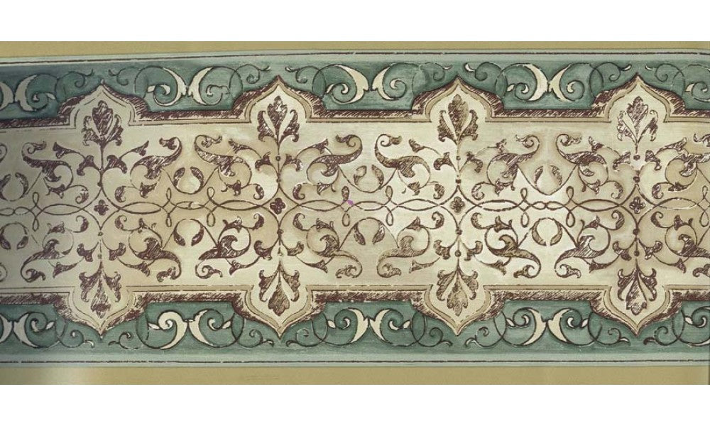 Floral Running Grill FP11113B Wallpaper Border