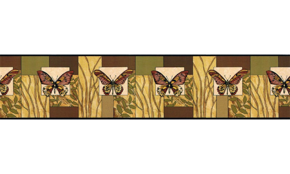 Butterfly NS7711B Wallpaper Border