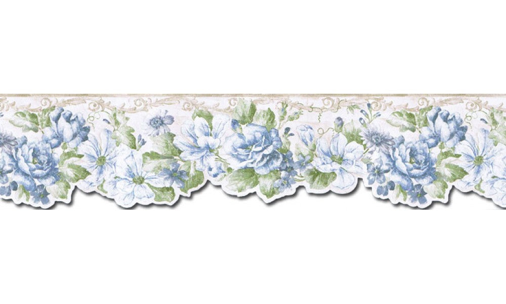 Floral FF22010DB Wallpaper Border