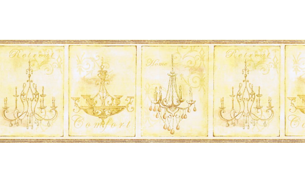 Chandeliers KD8102B Wallpaper Border