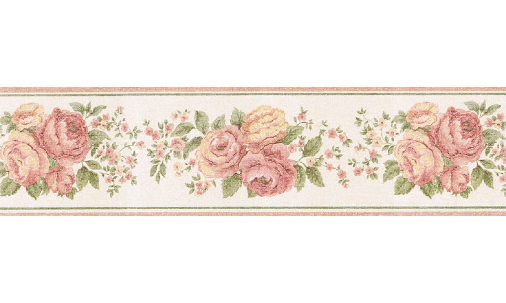 Floral VIN7327B Wallpaper Border