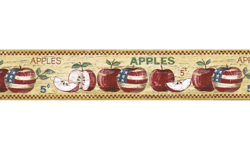 Apple Fruits HIC0001 Wallpaper Border