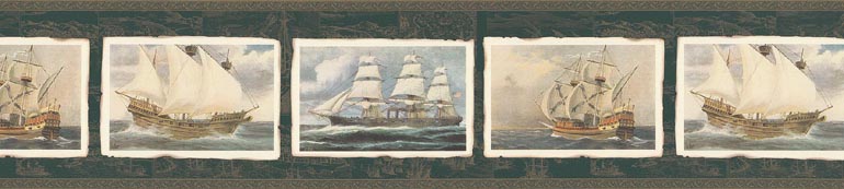 Ships Boats FS73754 Wallpaper Border