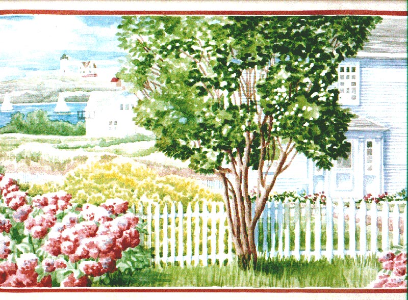 Summer Garden B3038H Wallpaper Border