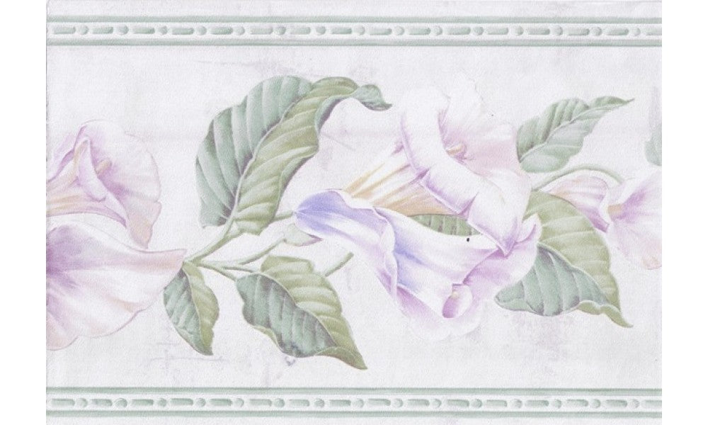 Green Pink Calla Lilly Vines 5508560 Wallpaper Border