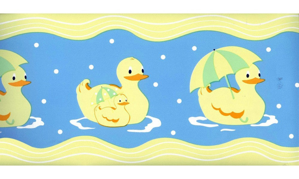 Kids Floating Duck GU79254 Wallpaper Border