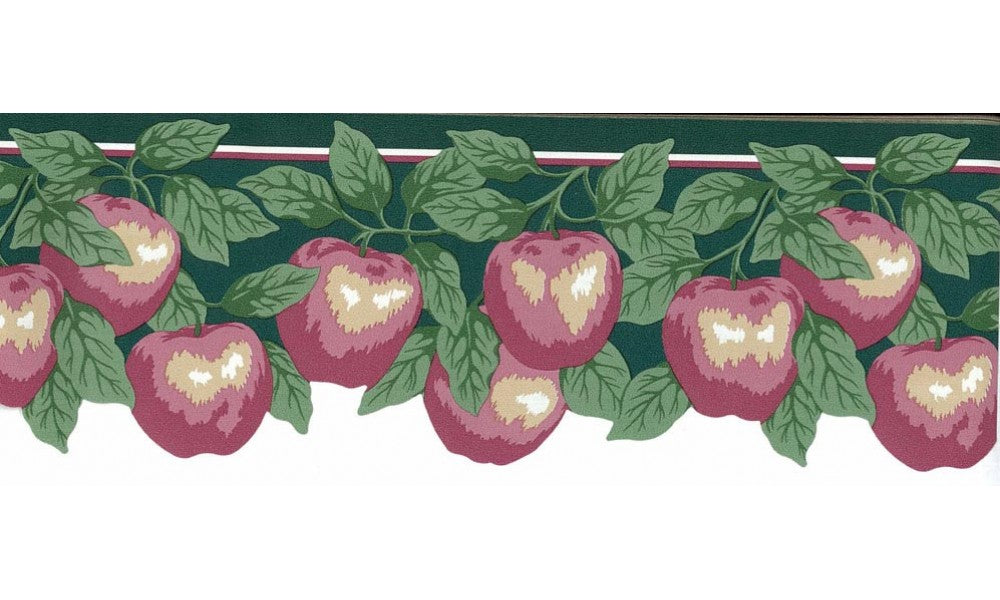 Pink Apples 147908 Wallpaper Border