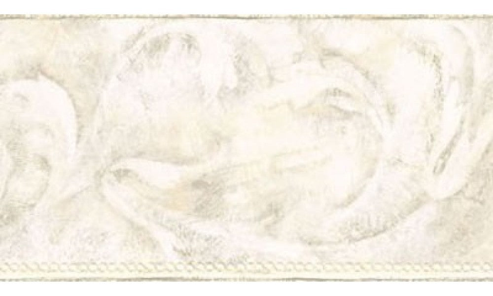 Beige Acanthus Scroll AZ5152 Wallpaper Border