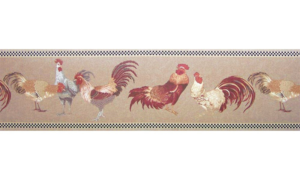 Roosters b82071 Wallpaper Border