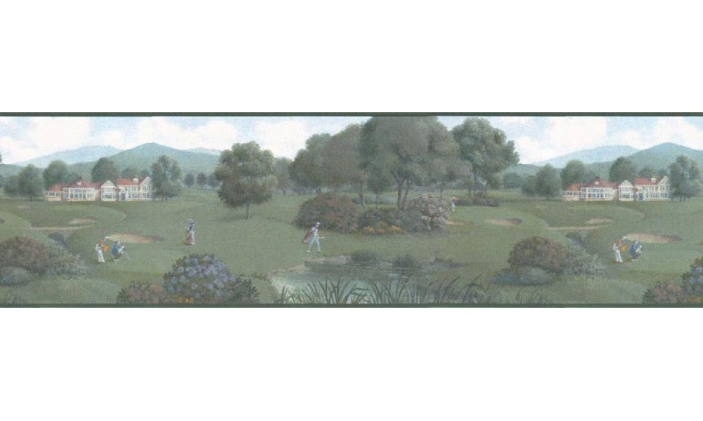 Golf b102602 Wallpaper Border