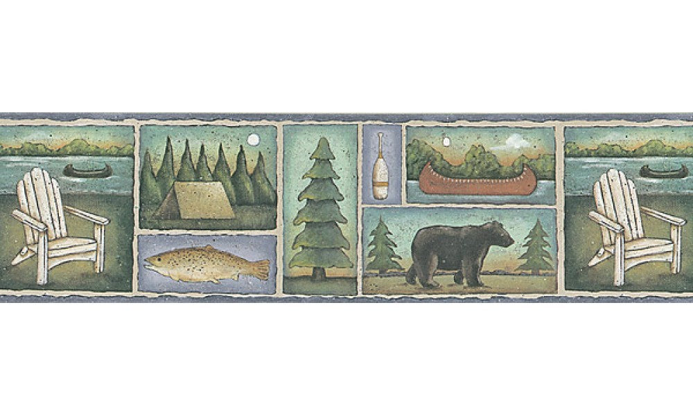Country  FDB03842 Wallpaper Border